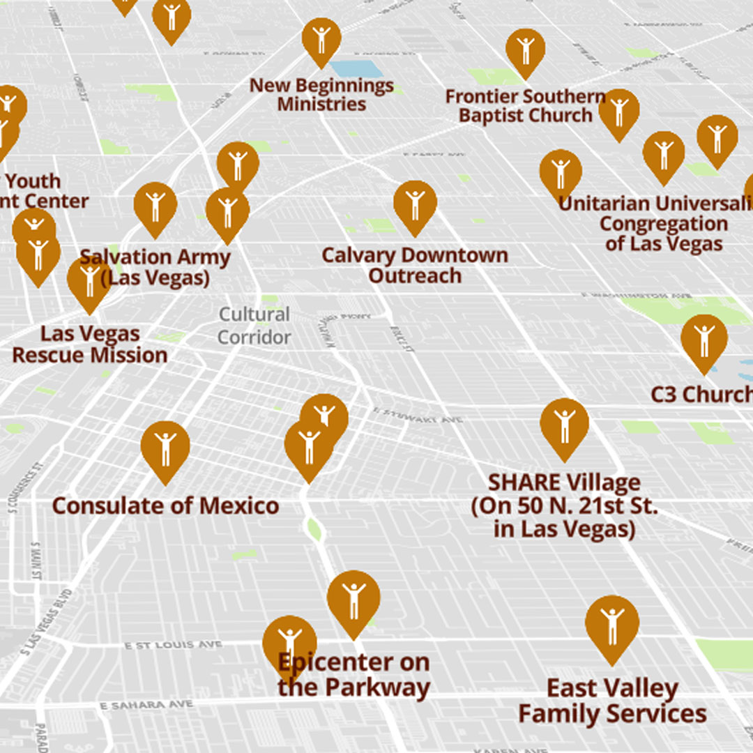 Map of Food Distribution Sites